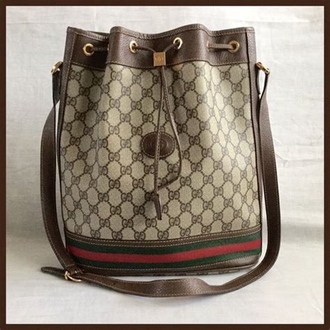 gucci large travel bucket bag|Gucci bucket bag vintage.